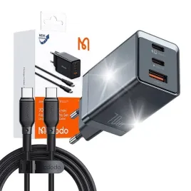 mcdodo-szybka-ladowarka-sieciowa-ch-1543-gan-usb-c-usb-a70w-kabel-usb