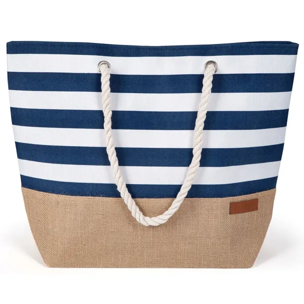 TORBA PLAŻOWA HEYO MIEJSKA SHOPPER NA PLAŻĘ PIKNIK ZAPINANA NA ZAMEK DUŻA