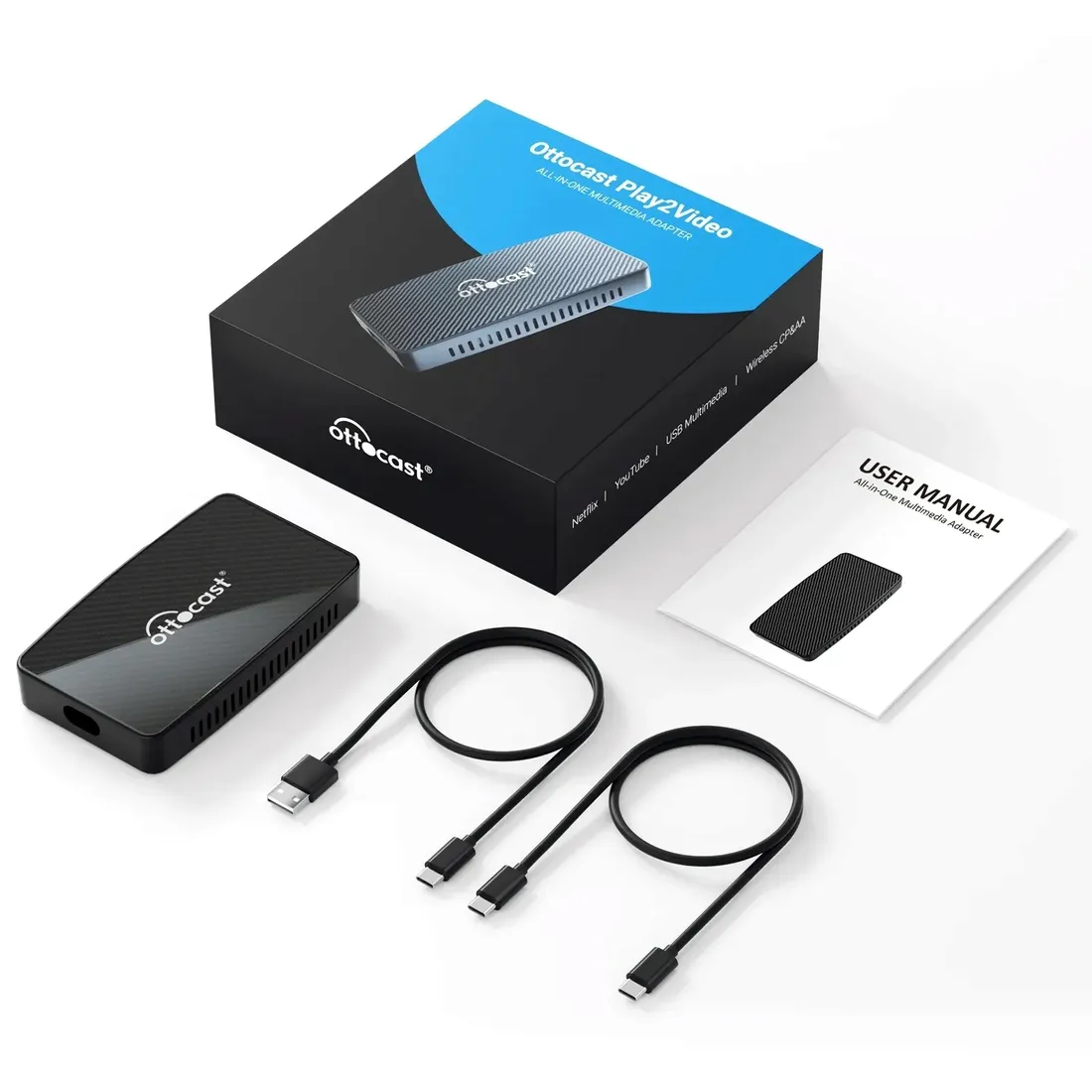 ottocast-bezprzewodowy-adapter-android-auto-carplay-android-12-bt-wifi-usb-stan-nowy