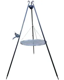 grill-trojnog-ogrodowy-ogniskowy-191-stojak-i-ruszt-nierdzewny-nad-ognisko