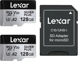 lexar-zestaw-2-kart-pamieci-micro-sdxc-128gb-uhs-i-zapis-150-mb-s-adapter