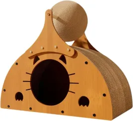 drapak-tekturowy-dla-kota-kryjowka-domek-kartonowy-legowisko-z-zabawka