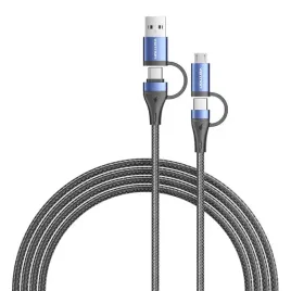 vention-uniwersalny-kabel-przewod-usb-4w1-usb-a-2-0-microusb-usb-c-100w-1m
