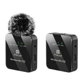 puluz-bezprzewodowy-przenosny-mikrofon-krawatowy-1-tx-1-rx-24ghz-300mah