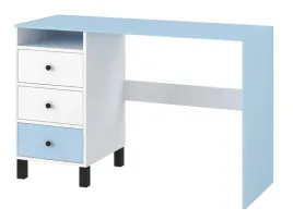 biurko-t-3-mlodziezowe-dla-dziecka-bialy-niebieski-szuflady-cichy-domyk