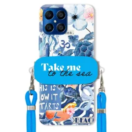 etui-do-huawei-honor-x8-premium-smycz-niebieska-uchwyt-take-me-to-the-sea