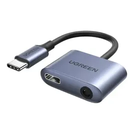ugreen-adapter-kabel-audio-usb-c-do-usb-c-30w-mini-jack-3-5-mm-sluchawki