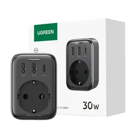 ugreen-ladowarka-adapter-podrozny-2x-usb-a-1x-usb-c-1x-wtyczka-ac-eu-pd-30w