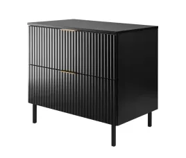 czarna-szafka-lazienkowa-flow-80-cm-ryflowana-z-blatem-nozki-metal-hit