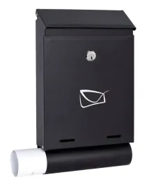 skrzynka-pocztowa-na-listy-gazety-ulotki-poczte-z-gazetnikiem-czarna