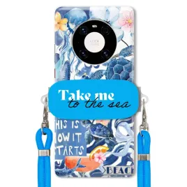 etui-do-huawei-mate-40-premium-smycz-niebieska-uchwyt-take-me-to-the-sea