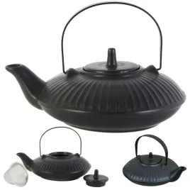 ceramiczny-imbryk-zaparzacz-zenkai-600-ml-czarny-do-herbaty-ziol-dzbanek