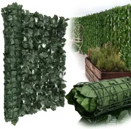 sztuczny-zywoplot-bluszcz-zielona-sciana-balkon-siatka-maskujaca-150x300