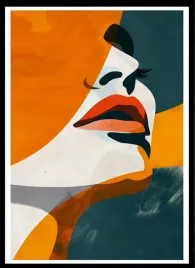 plakat-na-sciane-do-salonuwektorowa-twarz-kobiet-ogniste-usta-40x30-cm