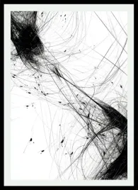 plakat-na-sciane-czarna-abstrakcja-linie-na-bialym-tle-modern-100x70-cm
