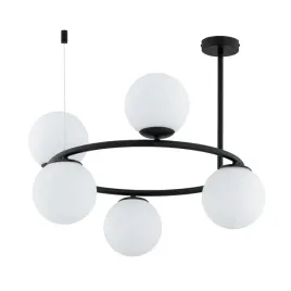 lampa-wiszaca-czarny-ring-kule-szklane-5xe14-10w-ringo-alfa
