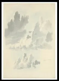plakat-na-sciane-do-salonu-vintage-biale-chmury-neutral-40x30-cm