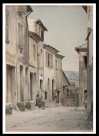 plakat-na-sciane-do-salonu-spacer-starym-miastem-neutral-40x30-cm
