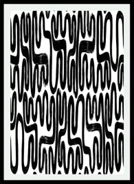 plakat-na-sciane-do-salonu-czarne-linie-luki-w-stylu-doodle-40x30-cm