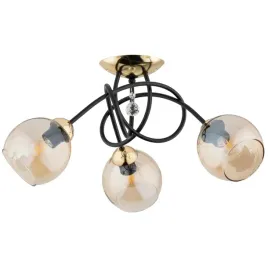 lampa-sufitowa-zloto-czarna-3xe27-15w-modena-bursztyn-alfa