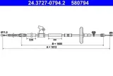 ciegno-hamulec-postojowy-opel-astra-chevrolet-stan-nowy