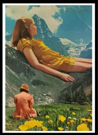 plakat-na-sciane-do-salonu-dwie-dziewczynki-zludzenie-optyczne-40x30-cm