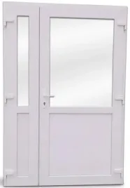 drzwi-sklepowe-pcv-szyba-panel-zewnetrzne-180-210-od-reki-dwuskrzydlowe