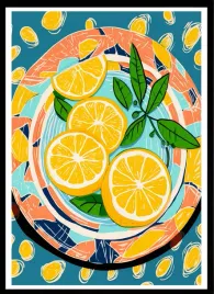 plakat-na-sciane-do-salonu-i-kuchni-soczyste-polowki-cytryn-40x30-cm