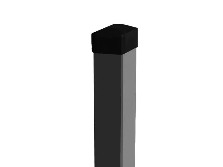 SŁUPEK do paneli ogrodzeniowych 60x40mm antracyt SŁUPKI 2,00m GRUBA ścianka