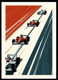 plakat-na-sciane-do-salonu-vintage-wyscig-tor-bolidy-formula-1-40x30-cm