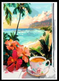 plakat-na-sciane-do-salonu-i-kuchni-pastelowy-krajobraz-herbata-40x30-cm
