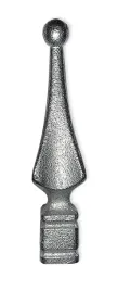 grot-zeliwny-kolec-z-kula-ocynkowany-galwanicznie-do-ogrodzenia-125x30-mm