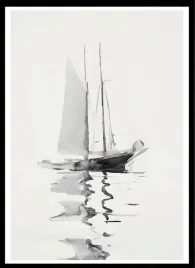 plakat-na-sciane-do-salonu-zaglowka-w-monochromie-neutral-40x30-cm
