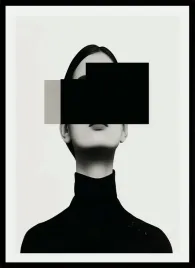 plakat-na-sciane-nowoczesny-monochromatyczna-kobieta-modern-100x70-cm