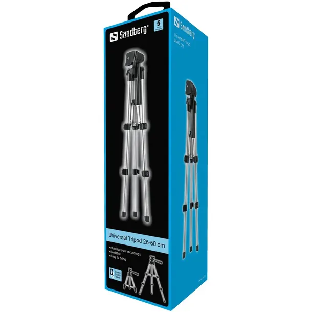 sandberg-universal-tripod-26-60-cm-wysokosc-maksymalna-60-cm