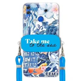 etui-do-huawei-honor-8x-premium-smycz-niebieska-uchwyt-take-me-to-the-sea