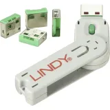 lindy-usb-port-blocker-pack-4-green