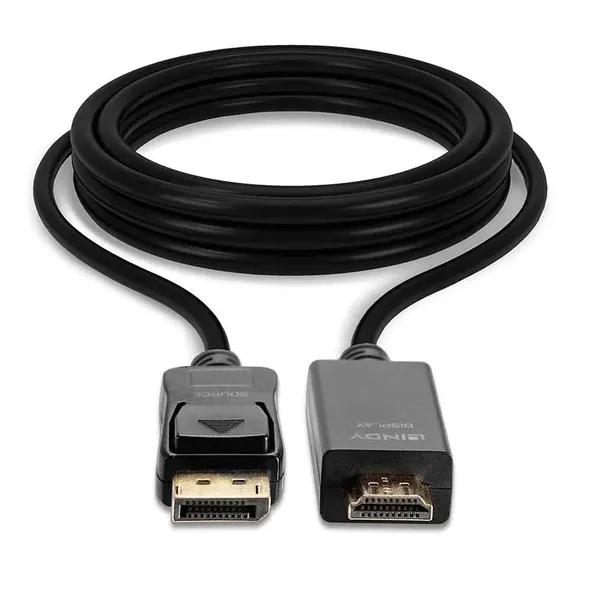 lindy-0-5m-displayport-to-hdmi-dlugosc-kabla-0-5-m
