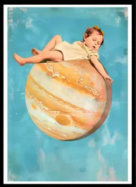plakat-na-sciane-do-salonu-dziewczynka-na-jowiszu-kosmos-40x30-cm
