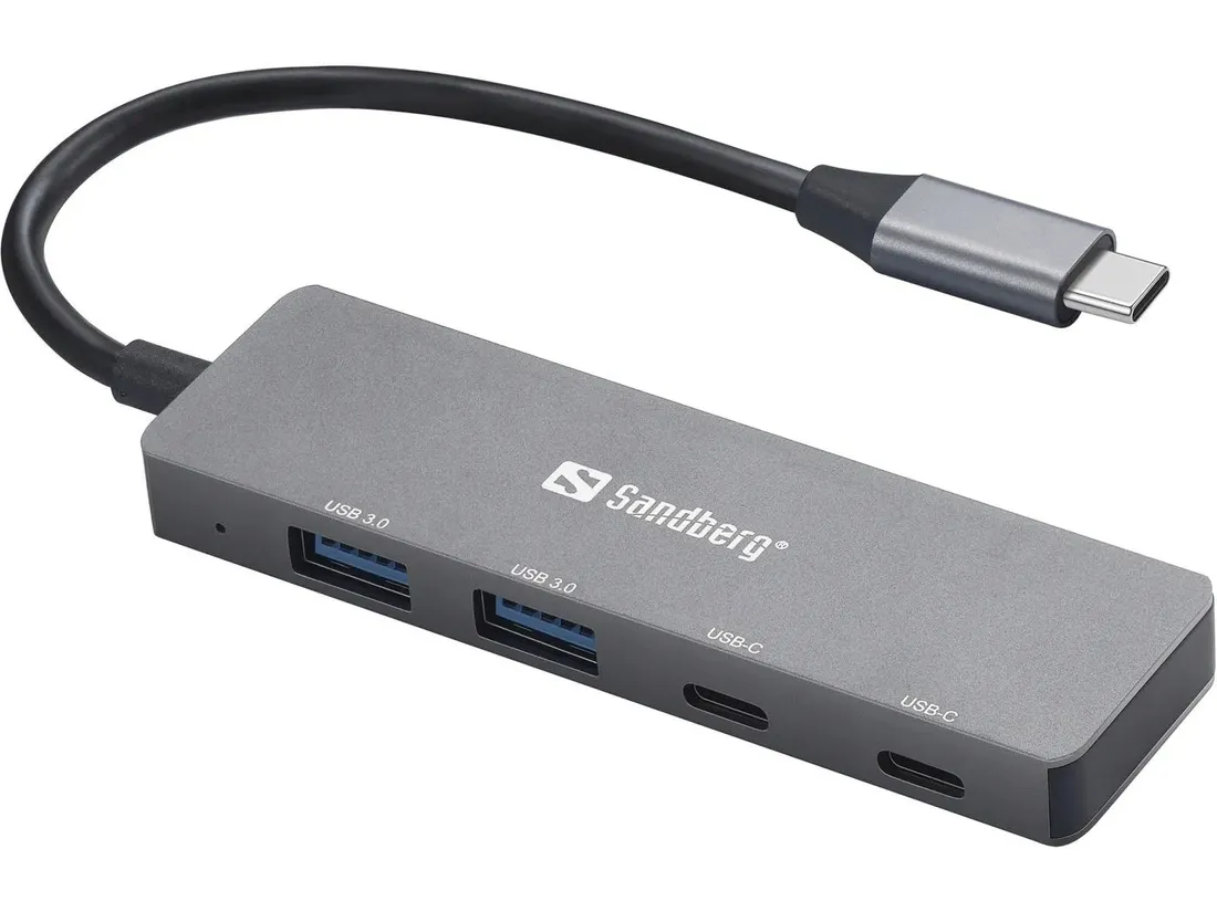 sandberg-usb-c-to-2xusb-a-2xusb-c-hub