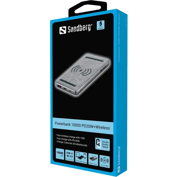 sandberg-powerbank-10000-pd20w-wireless-pojemnosc-akumulatora-10000-mah