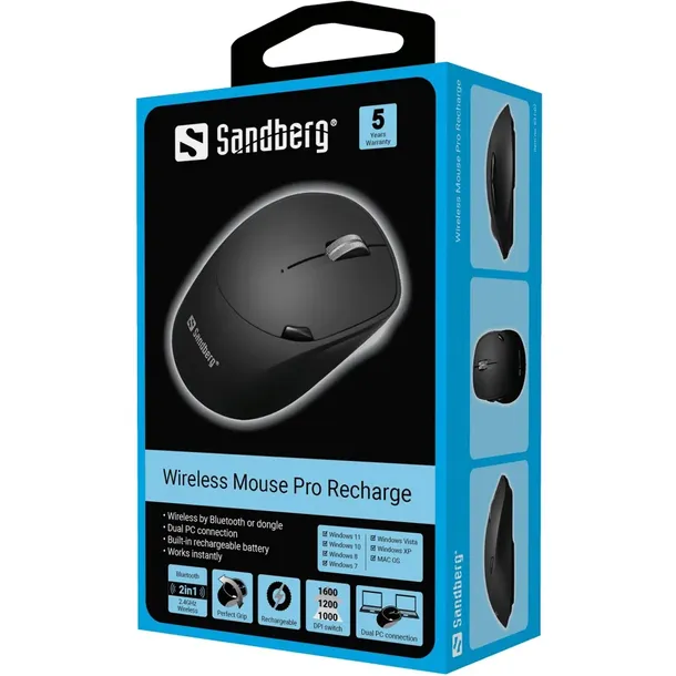 sandberg-wireless-mouse-pro-recharge-waga-produktu-103-g