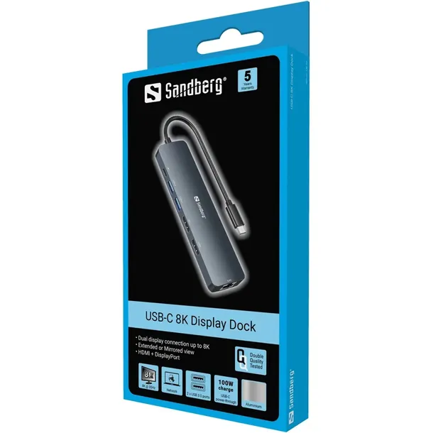 sandberg-usb-c-8k-display-dock-waga-z-opakowaniem-0-14-kg-liczba-portow-6