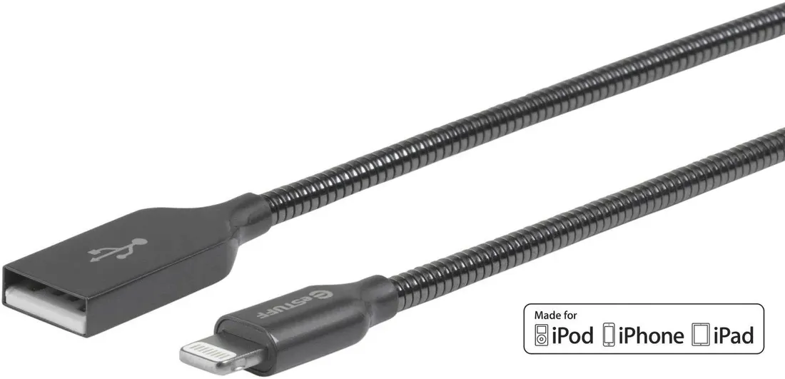 estuff-lightning-kabel-mfi-15m-steel