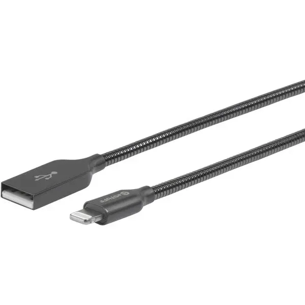 estuff-lightning-kabel-mfi-15m-steel-kolor-szary