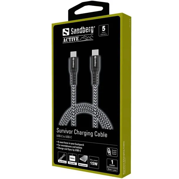 sandberg-survivor-usb-c-usb-c-kabel-1m-dlugosc-kabla-1-m
