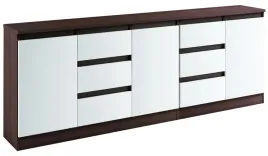 048042-komoda-zestaw-2-1d3s-190cm-wenge-bialy-kolory