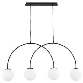 lampa-wiszaca-listwa-czarna-2-luki-biale-kule-4xe14-10w-bendo-alfa