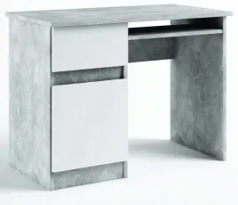 055080-biurko-1d1s-100cm-beton-bialy-kolory