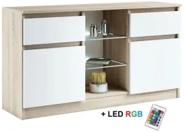 020022-komoda-led2d2s-oswietlenie-led-sonoma-bialy-kolory